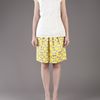Lela Rose Flower Blouse in White - Lyst