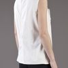 Lela Rose Folded Asymmetrical Blouse in White - Lyst