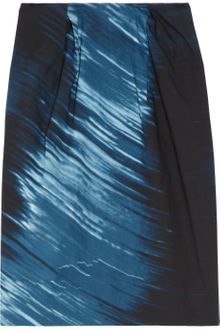 Marni Printed Cottonpoplin Skirt - Lyst