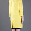 Marni Round Neck Coat in Yellow - Lyst
