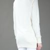 Moncler Round Neck Cardigan in White - Lyst