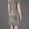 Mw Matthew Williamson Printed Dress in Beige - Lyst