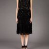 Oscar De La Renta Sequin Embellished Lace Dress in Black - Lyst