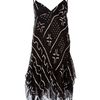 Ralph Lauren Blue Label Spaghetti Strap Dress in Black - Lyst