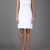 Red Valentino Embroidered Dress in White - Lyst