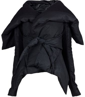 Rick Owens Leather Arm Jacket - Lyst