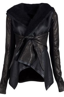 Rick Owens Shearling Jacket - Lyst