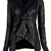 Rick Owens Shearling Jacket in Black - Lyst