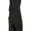 Rick Owens Silk Tunic Dress in Brown (green) - Lyst
