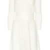 Rick Owens Belted Jersey Dress in White - Lyst