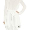Rick Owens Belted Jersey Dress in White - Lyst