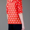 Sonia By Sonia Rykiel Polka Dot Top in Red - Lyst