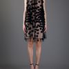 Stella Mccartney Dotted Gauze Dress in Black - Lyst