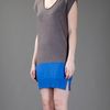 T By Alexander Wang Jersey Dress in Blue (grey) - Lyst