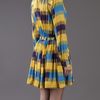 Thakoon Addition Gathered Waist Shirtdress in Yellow - Lyst