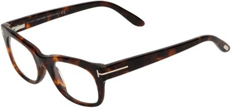 Tom Ford Round Frame Glasses in Brown - Lyst