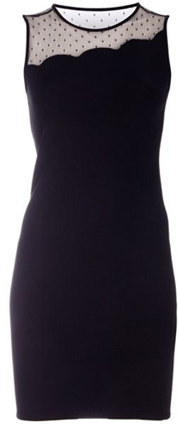 Valentino Scallop Dress - Lyst