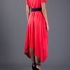 Vionnet Belted Dress in Red - Lyst