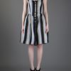Vivienne Westwood Anglomania Striped Dress in Gray (grey) - Lyst