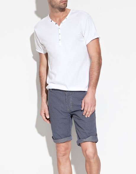 Zara Roundneck Tshirt in White for Men