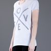 Zoe Karssen Love Tshirt in White - Lyst