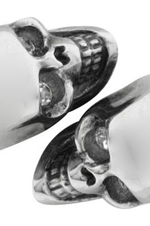 Alexander McQueen Twin Skull Ring - Lyst