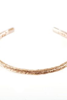 Ayako Kanari Magnitude Plait Fishbone Bangle in Auburn - Lyst