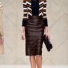 Burberry Woven Leather Platform Boots in Brown (dark tan) - Lyst