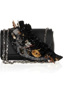 Christian Louboutin 20th Anniversary Artemis Paris Embellished Leather Shoulder Bag - Lyst