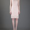 Dolce & Gabbana Lace Dress in Pink - Lyst