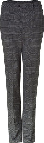 Ermanno Scervino Grey Plaid Wool Blend Pants in Gray for Men (grey) - Lyst