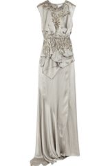 Julien Macdonald Kyoto Embellished Silksatin Gown
