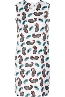 J.W. Anderson Paisley Print Silk Twill Dress - Lyst