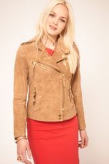 Mango Suede Biker Jacket