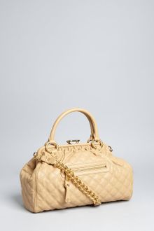 Marc Jacobs Camel Quilted Leather Stam Framed Satchel - Lyst