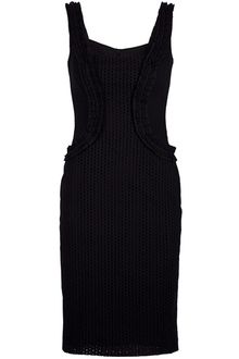 McQ by Alexander McQueen Perforated Dress - Lyst