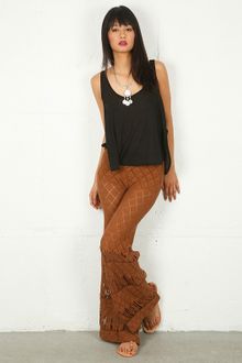 Nightcap Clothing Diamond Crochet Bell Bottom in 2 Colors - Lyst