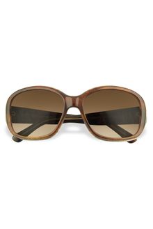 Prada Signature Temple Plastic Sunglasses - Lyst