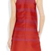 Sonia By Sonia Rykiel Striped Satin Shift Dress in Red - Lyst