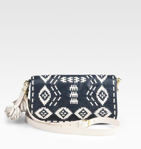 Tory Burch Claire Crossbody Bag in Blue (navy) - Lyst