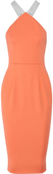 Victoria Beckham Stretchcrepe Dress - Lyst