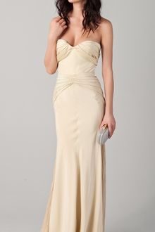 Zac Posen Duchess Satin Gown - Lyst