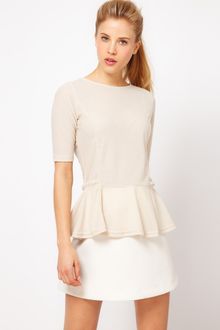 ASOS Collection Top with 40s Peplum - Lyst