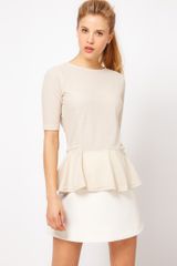 ASOS Collection Top with 40s Peplum
