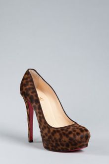 Christian Louboutin Leopard Print Pony Hair Bianca Platform Pumps - Lyst
