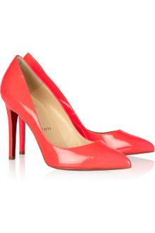 Christian Louboutin Pigalle 100 Patentleather Pumps - Lyst