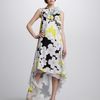 Diane Von Furstenberg Nascha Embellished Silk Dress in White (petal lagoon) - Lyst