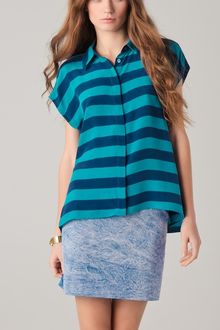 Equipment Leandra Cabana Stripe Blouse - Lyst