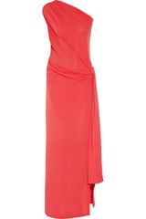 Etro Oneshoulder Silkcrepe Gown