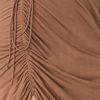 Helmut Lang Drawstring Asymmetrical Skirt in Brown - Lyst
